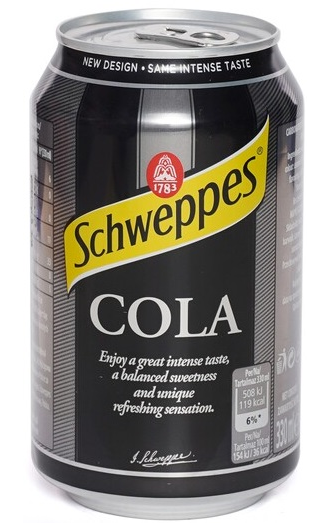 Газированный напиток Швепс Кола 330мл (24)