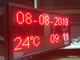 Табло погодных условий 1010*530мм время, температура