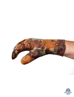 Перчатки неопреновые 5мм AquaDiscovery Camostretch BROWN р.L