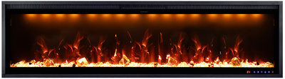 Линейный электроочаг Mercury 60 LED RF