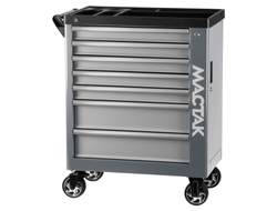 Тележка инструментальная, 7 выдвижных ящиков, "НОВА", серая МАСТАК 521-07580G