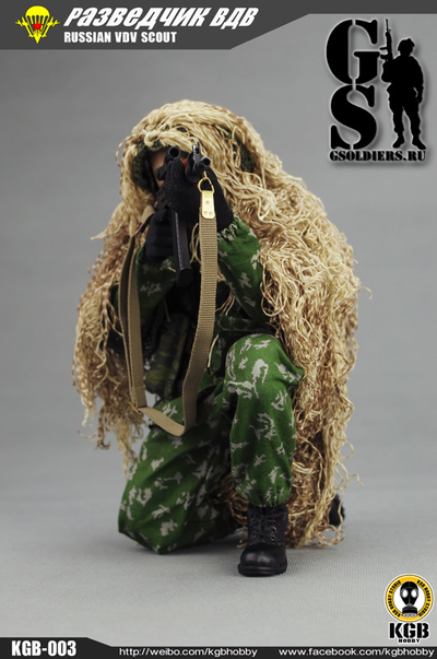 Разведчик ВДВ - коллекционная фигурка 1/6 KGB-003 Russian VDV Scout - KGB Hobby
