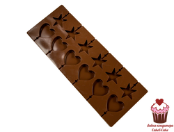 Форма для леденцов Звезды, Сердца, 12 ячеек