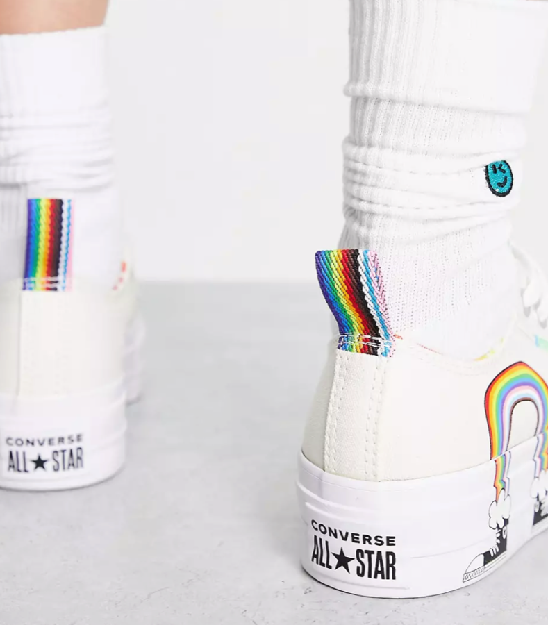 Converse Chuck Taylor All Star Move Ox rainbow A02264C