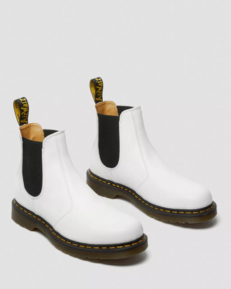 Челси Dr Martens 2976 Yellow Stitch Smooth Leather Chelsea Boots