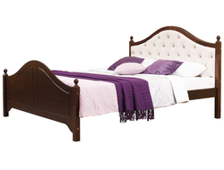 Кровать с мягким изголовьем КАЯ 2 из массива сосны 140/160 х 190/200 см