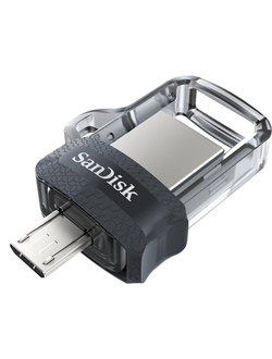 Флеш-память SanDisk Ultra Dual Drive, 64Gb, USB 3.0, micUSB, SDDD3-064G-G46