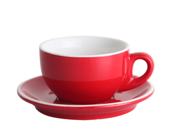Чайная пара 280 мл. красная