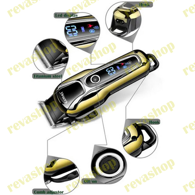 купить в интернет магазине-revashop машинка для стрижки волос #профессиональная #KEMEI KM-1990 #техн