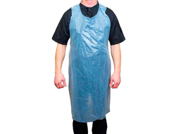 Одноразовые фартуки для тату мастера, голубые (110 х 70 см)