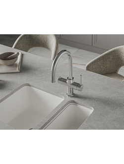 Система мгновенного кипячения воды с газацией и охлаждением 5в1 AQUAHOT MONTBLANC Chrome (хром)