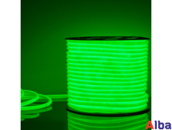 Неон круглый 220V Зеленый D16мм