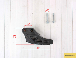 Успокоитель цепи (ловушка) для питбайка пластиковая универсальная SM-PARTS черная