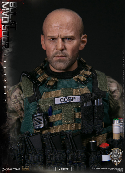 Спецназ МВД СОБР "Булат" - Коллекционная фигурка 1/6 scale RUSSIAN SPETSNAZ MVD SOBR - BULAT MOSCOW Action Figure (DAM 78066) - DAMTOYS
