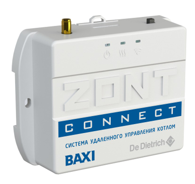ZONT CONNECT GSM термостат для газовых котлов BAXI и De Dietrich