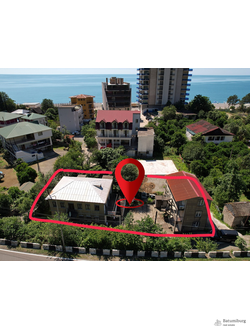 Продаётся земельный участок в пригороде Батуми - Квариати. в 70-и метрах от моря! 500$/M2