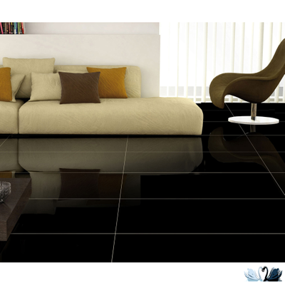 Керамогранит Staro Mono Black Mirror 60х120 см High Gloss глянцевый