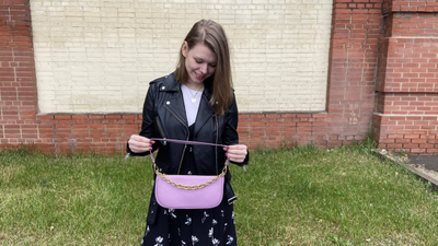 Видеоурок по пошиву сумки-багет ЭММА