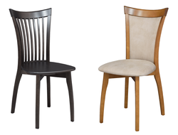 Стул из массива березы Оскар, Размер 440х580х960 сидение 510 мм, тонировка каркаса и обивка на выбор