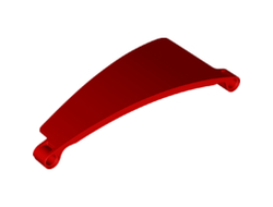 Technic, Panel Curved #51 5 x 13 Tapered Right, Red (68196 / 6334500)