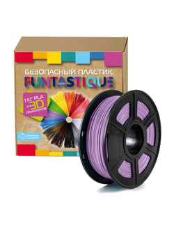 Катушка пластиковая Funtastique PLA-1KG-VT,1.75 мм,1 кг (Фиолетовый)