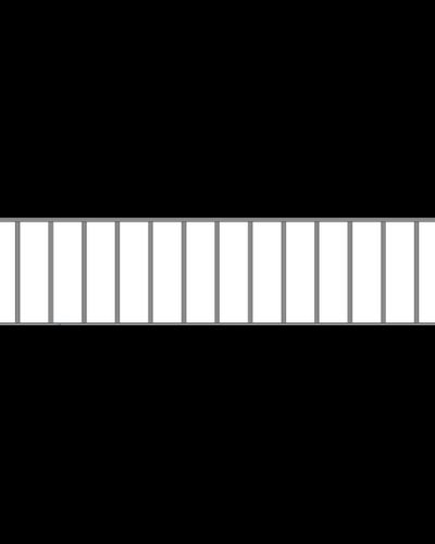 Газонное ограждение из профильной трубы GO15-04