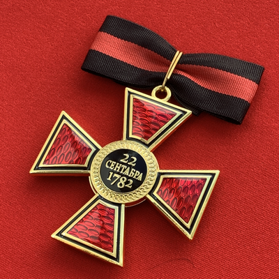 Орден Святого Владимира 1-й степени, с бантом из муаровой ленты. Полноразмерная копия LUX! Лот № 73.