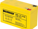 Аккумулятор-АКБ HRL 12-31W (7Ач)Yellow
