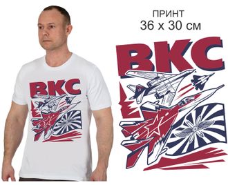 Футболка ВКС белая (Размеры: 52)