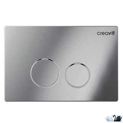 Кнопка смыва Creavit Terra GP9004.00 хромированная глянцевая