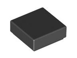 Tile 1 x 1 with Groove, Black (3070b / 307026)