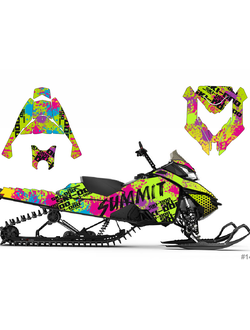 Наклейки на снегоход SKI DOO summit 2014 2015 2016 motonakleyka Екатеринбург Челябинск Уфа Пермь