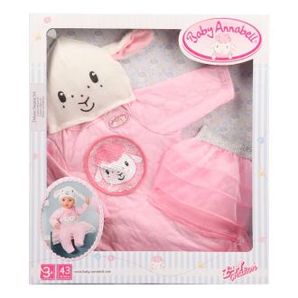 Zapf Creation AG Одежда для кукол Baby Annabell Делюкс с пайетками, 703229