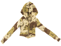 Кофта (худи) женская 1/6 (DCG004) - DAMTOYS