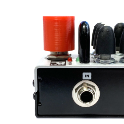 Насадка на кнопку педали эффектов, высокая (3D печать), 1 шт (красная)