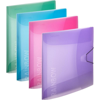Папка на резинках Attache Rainbow Style, фиолетовый
