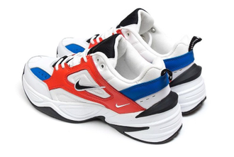 Nike M2K Tekno Белые с красным