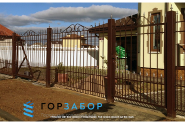 Кованый забор