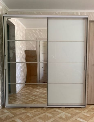 Шкаф-купе Крафт-6 ( Белый) 1.96 м  BTS