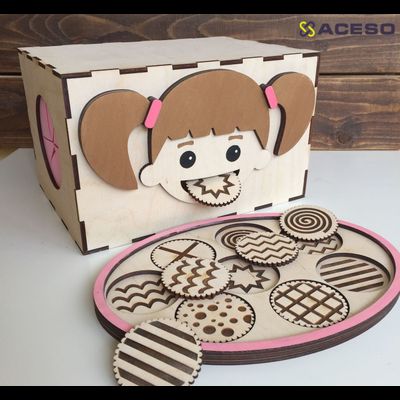 Тактильная игра «Печеньки для Маши»