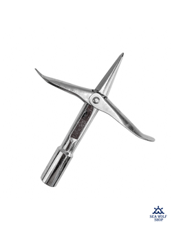 Наконечник Scorpena хромирован. 8см 2-флажка