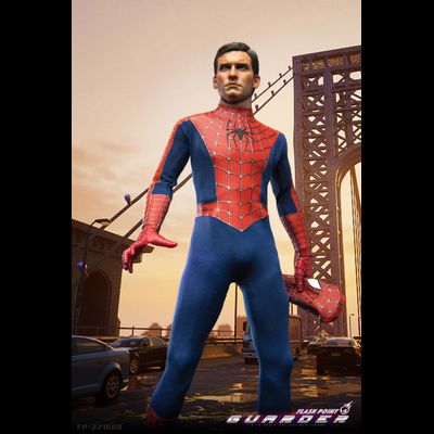 Человек-Паук, Питер Паркер (Тоби Магуайр, "Человек-Паук") - КОЛЛЕКЦИОННАЯ ФИГУРКА 1/6 GUARDER (FP-22168B) - FLASH POINT