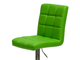 Барный стул  N-48 Kruger BR зеленая экокожа