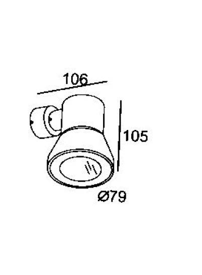 Светильник архитектурной подсветки  серии TUBE 78045 s