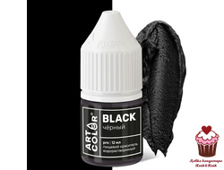 Краситель гелевый водорастворимый Art Color Черный BLACK, 12 мл