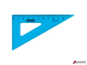 Набор чертежный малый ПИФАГОР (линейка 16 см, 2 треугольника, транспортир), неоновый, европодвес. 210625