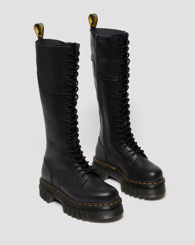Ботинки Dr Martens Audrick 20 Eye Knee High Platform Black