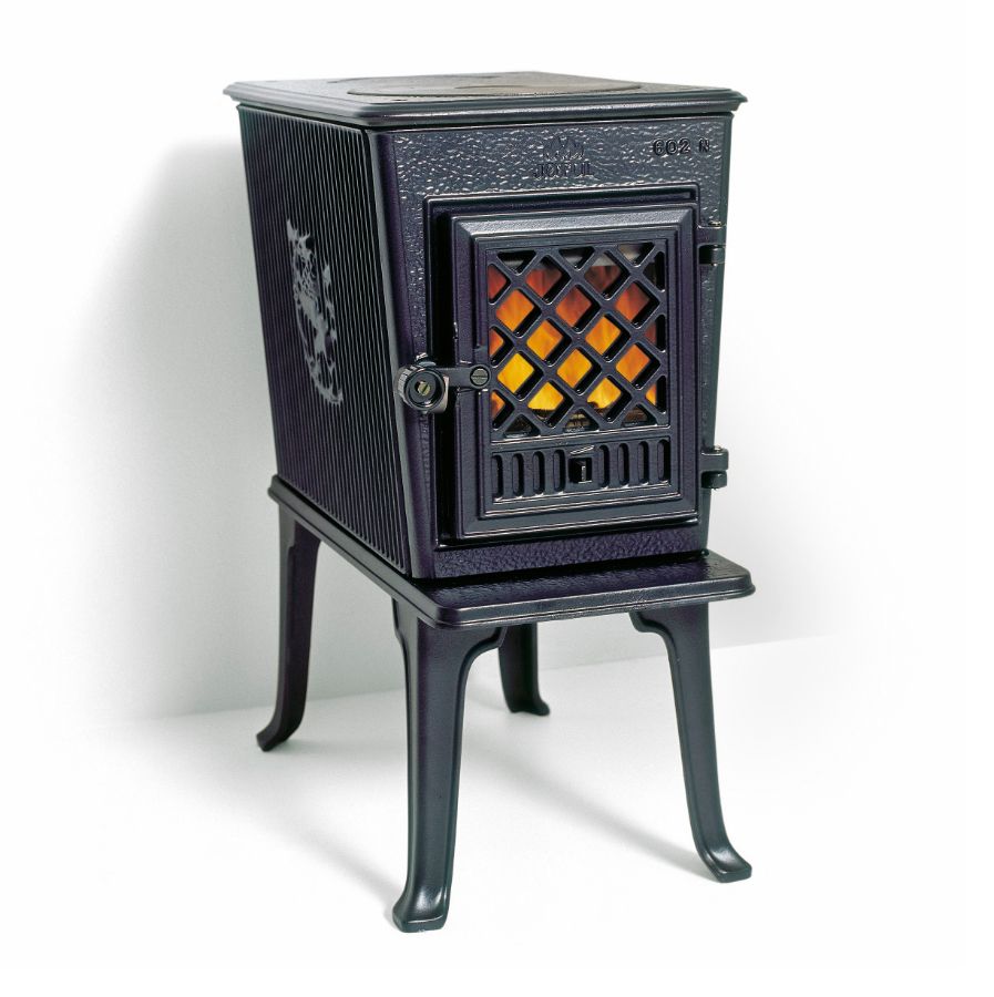 Печь Jotul F602 c дожигом в тёмно-синей эмали