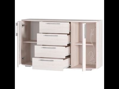 Флорида Комод (лдсп) (Ясень белый), Ш1300хВ770хГ446