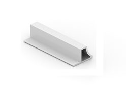 Торцевой  профиль ручки NOVA Белый Гянец L=...мм NB0448.VP540.WHGPC.RA  ARISTO